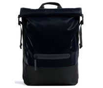 Rains Trail Rolltop Rucksack dunkelblau
