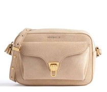 Coccinelle Beat Suede Umhängetasche natur