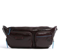 Piquadro Blue Square Revamp Rfid Gürteltasche mahagoni