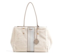 Kate Spade New York Everything Faux Shearling Shopper beige