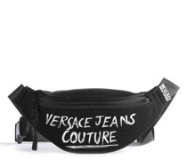 Versace Jeans Couture Handwritten Logo Gürteltasche schwarz