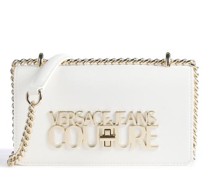 Versace Jeans Couture Logo Lock Umhängetasche weiß