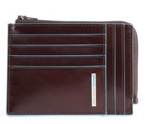 Piquadro Blue Square Rfid Kreditkartenetui mahagoni