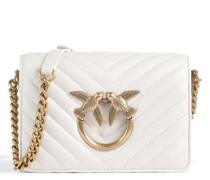 Pinko Love Click Mini Umhängetasche weiß