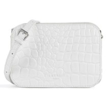 Liebeskind Croco Waxy Croco Luka Umhängetasche weiß