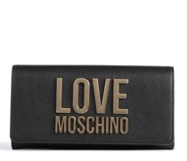 Love Moschino Love Lettering Geldbörse schwarz