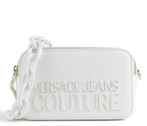 Versace Jeans Couture Institutional Logo Umhängetasche weiß