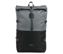Sandqvist Urban Outdoor Bernt Rolltop Rucksack schwarz/grau