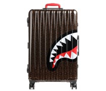 Sprayground Sharks In Paris Check Large Luggage 4-Rollen Trolley braun/schwarz