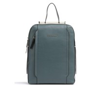 Piquadro Circle Laptop-Rucksack blaugrau