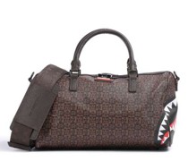 Sprayground Sharks In Paris Check Mini Duffel Handtasche braun/schwarz