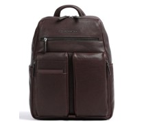 Piquadro Paavo Rucksack dunkelbraun