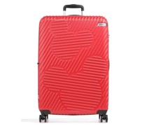 American Tourister Mickey Clouds 4-Rollen Trolley rot