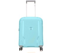 Delsey Clavel Slim Line 4-Rollen Trolley aquamarine