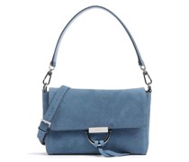 Abro Suede Temi Schultertasche blau