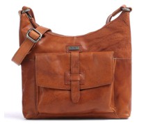 Spikes & Sparrow Bronco Schultertasche cognac