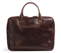 Buckle & Seam Cali Aktentasche braun