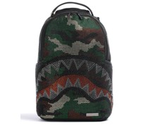 Sprayground Trinity Camo Rucksack schwarz