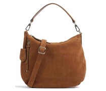 Abro Suede Juna Beuteltasche braun