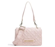 Love Moschino Quilted Schultertasche rosa