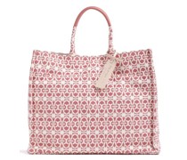 Coccinelle Never Without Bag Monogram Shopper rot/weiß