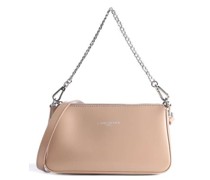 Lancaster Suave Even Schultertasche nude