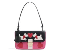 Radley London Valentines Schultertasche schwarz/pink