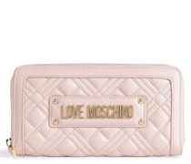Love Moschino Quilted Geldbörse rosa