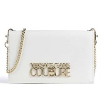 Versace Jeans Couture Logo Lock Umhängetasche weiß