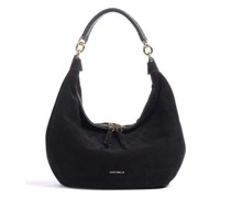 Coccinelle Maelody Suede Beuteltasche schwarz
