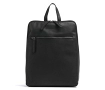 The Chesterfield Brand Cow Wax Pull Up Cuvo Rucksack schwarz