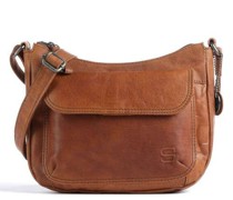 Spikes & Sparrow Bronco Umhängetasche cognac