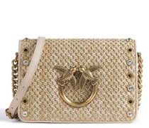 Pinko Love Click Classic Umhängetasche beige