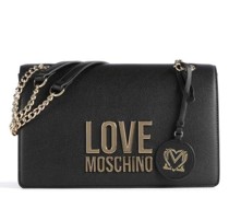 Love Moschino Love Lettering Schultertasche schwarz