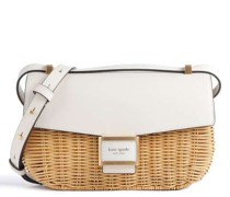 Kate Spade New York Katy Wicker Umhängetasche natur/weiß