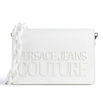 Versace Jeans Couture Institutional Logo Umhängetasche weiß