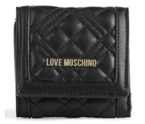 Love Moschino Quilted Geldbörse schwarz
