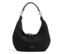 Coccinelle Maelody Suede Beuteltasche schwarz