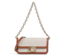 Coach Idol 23 Schultertasche beige/braun