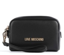Love Moschino Signature Kosmetiktasche schwarz