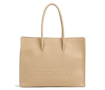 Coccinelle Myrtha Maxi Logo Shopper beige