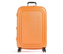 Mandarina Duck Logoduck+ 4-Rollen Trolley orange