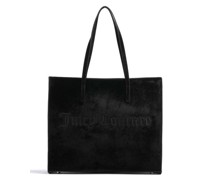 Juicy Couture London Velvet Shopper schwarz