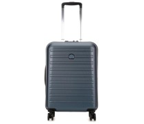 Delsey Segur 2.0 Slim Line 4-Rollen Trolley blau metallic