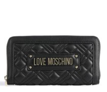 Love Moschino Quilted Geldbörse schwarz