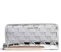 Michael Kors Jet Set Geldbörse silber