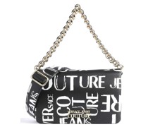 Versace Jeans Couture Soft Allover Logo Umhängetasche schwarz