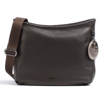 Mandarina Duck Mellow Leather Umhängetasche dunkelbraun