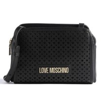 Love Moschino Heart Pattern Umhängetasche schwarz