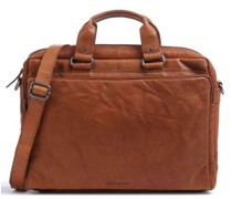 Spikes & Sparrow Bronco Aktentasche cognac